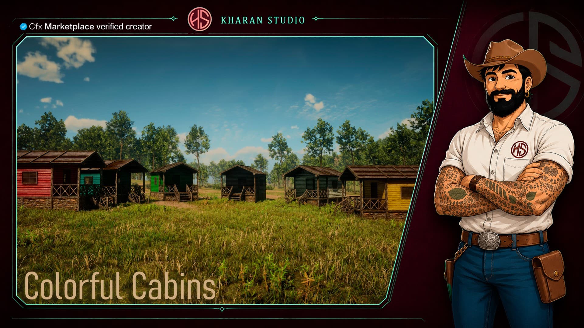 Colorful Cabins product image