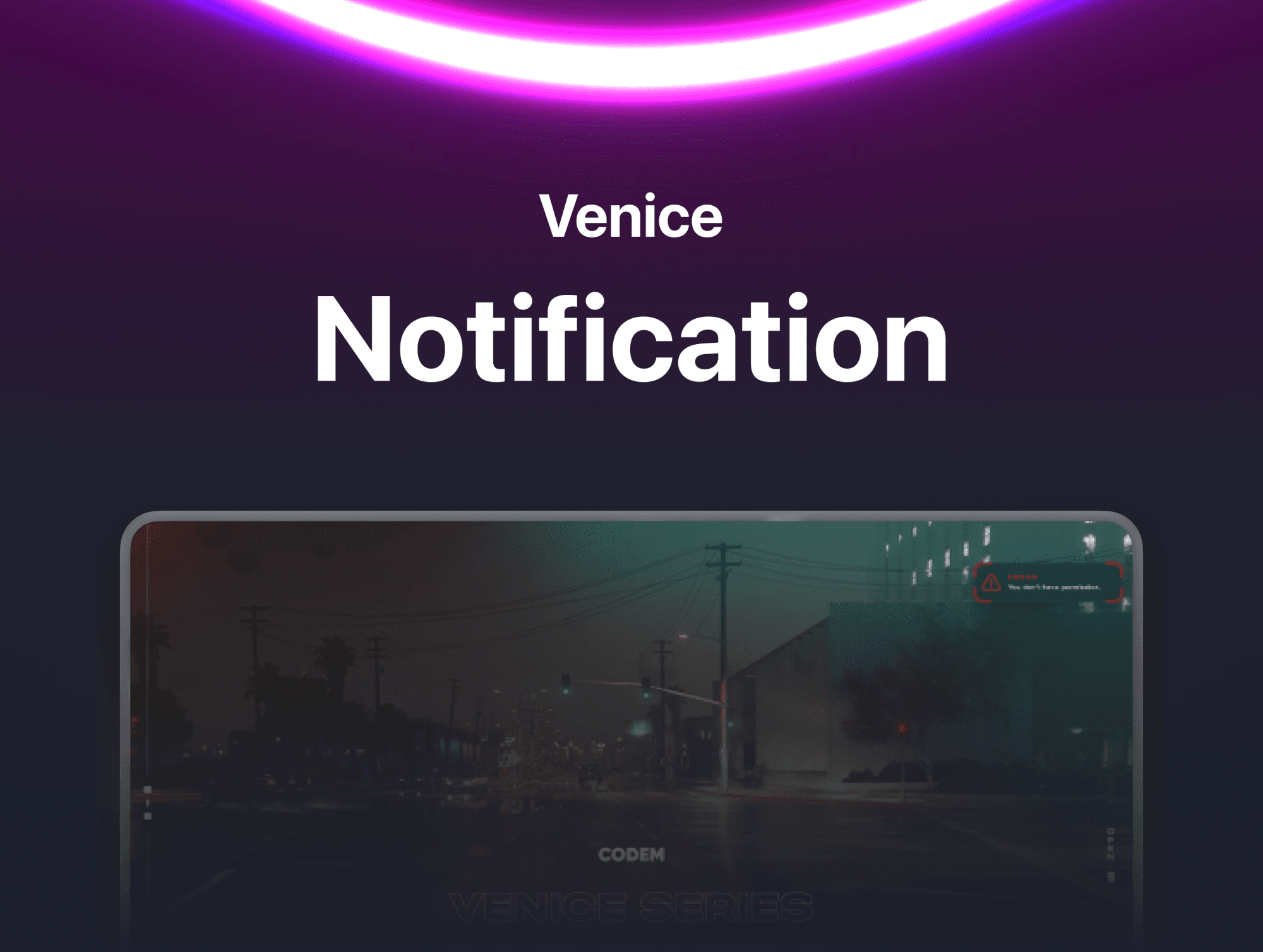 Venice Notification product image