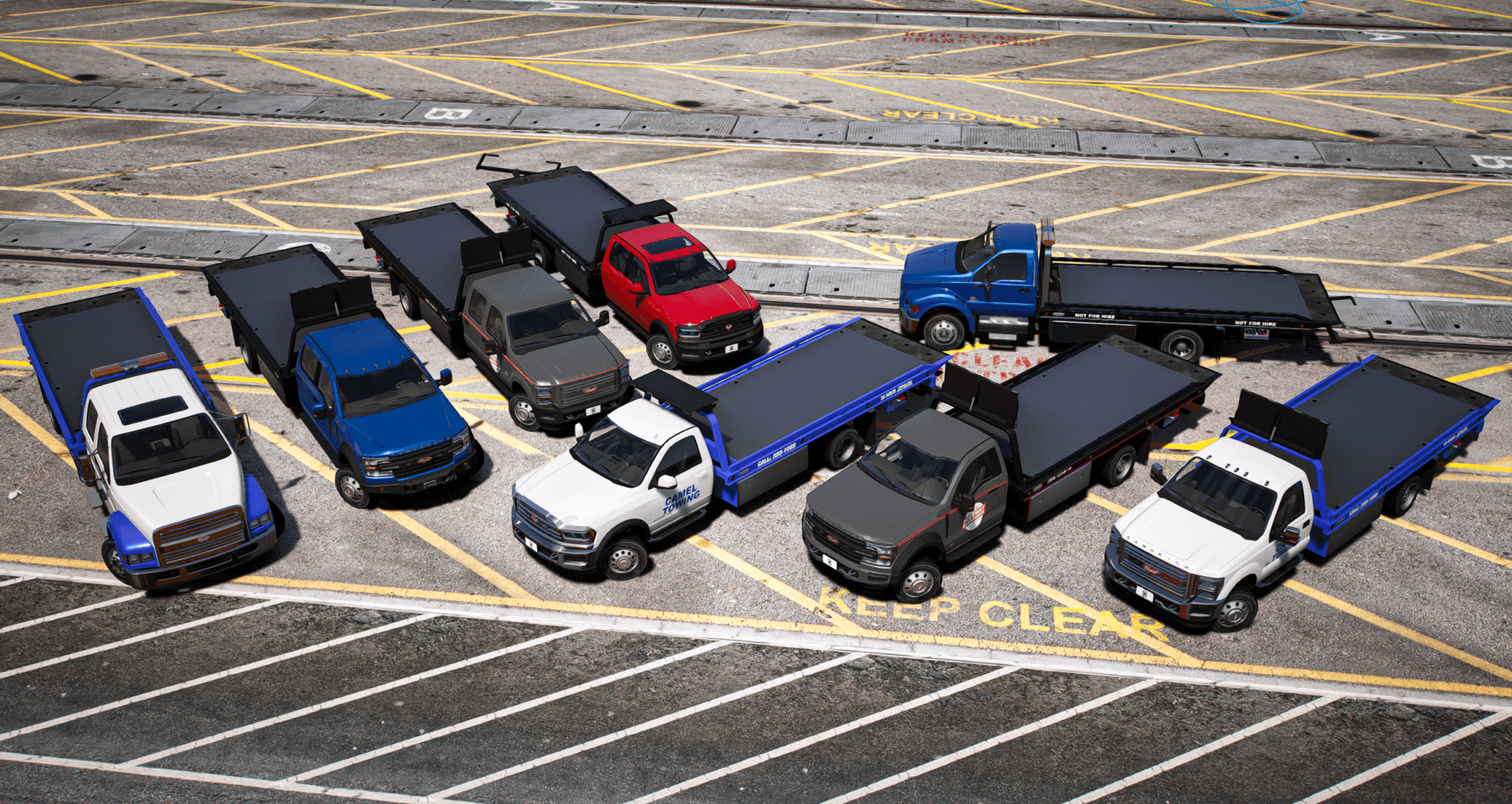 Rollback Tow Truck Bundle