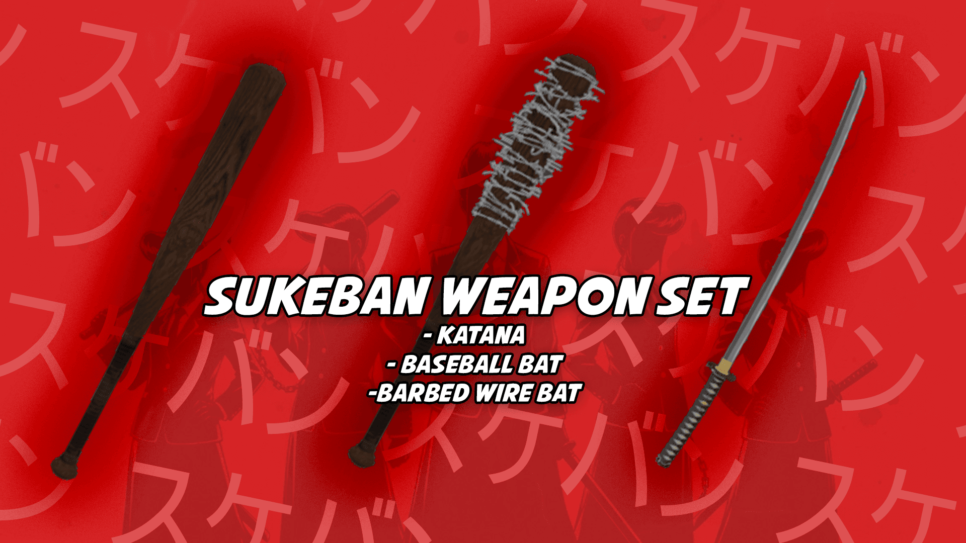 Sukeban Weapon Set product image