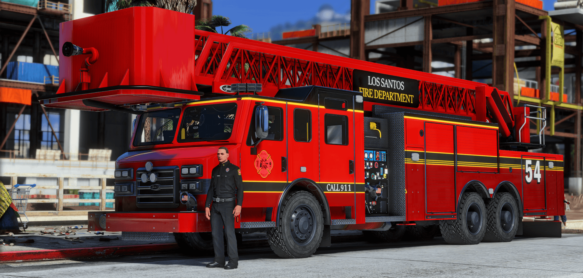 Spear Impulse Aerial Ladder Fire Truck product image