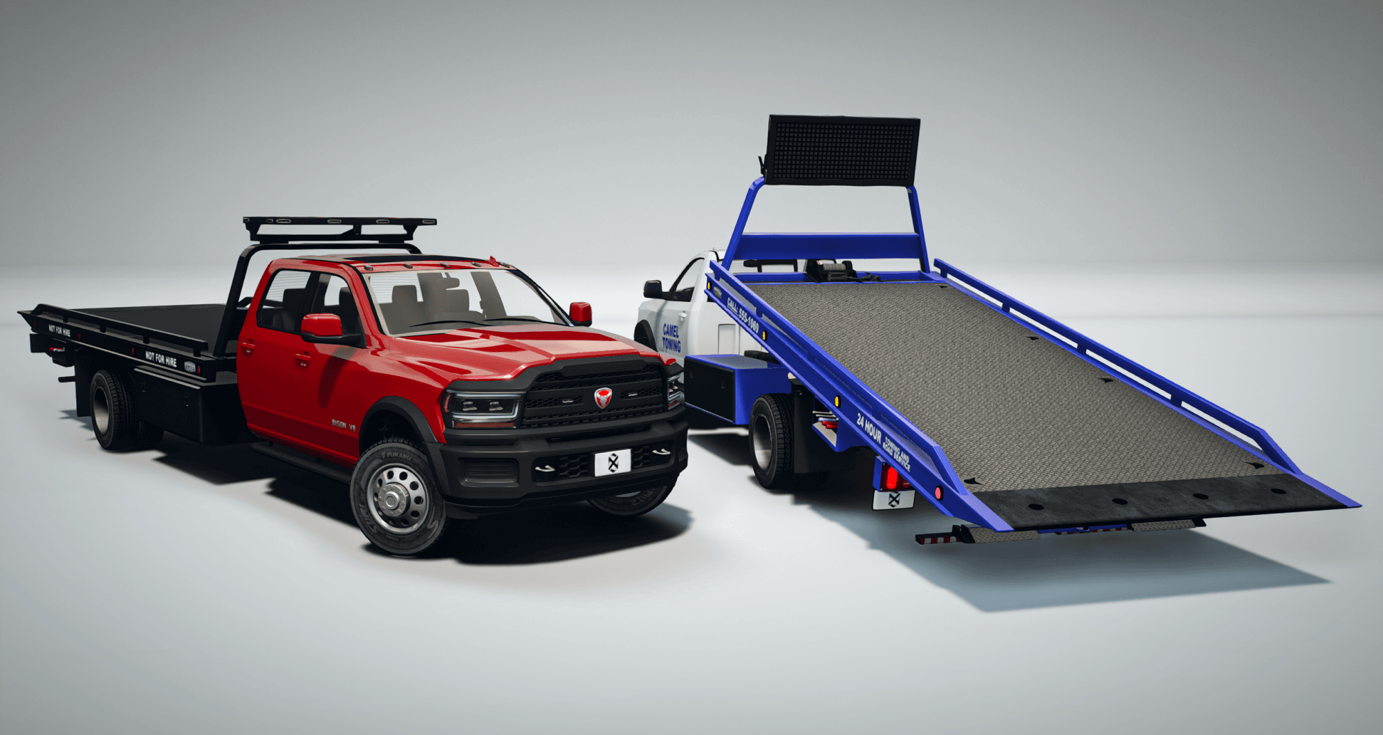 Bravado Bison 25XD + 35XD Rollback Tow Trucks (2 Models)