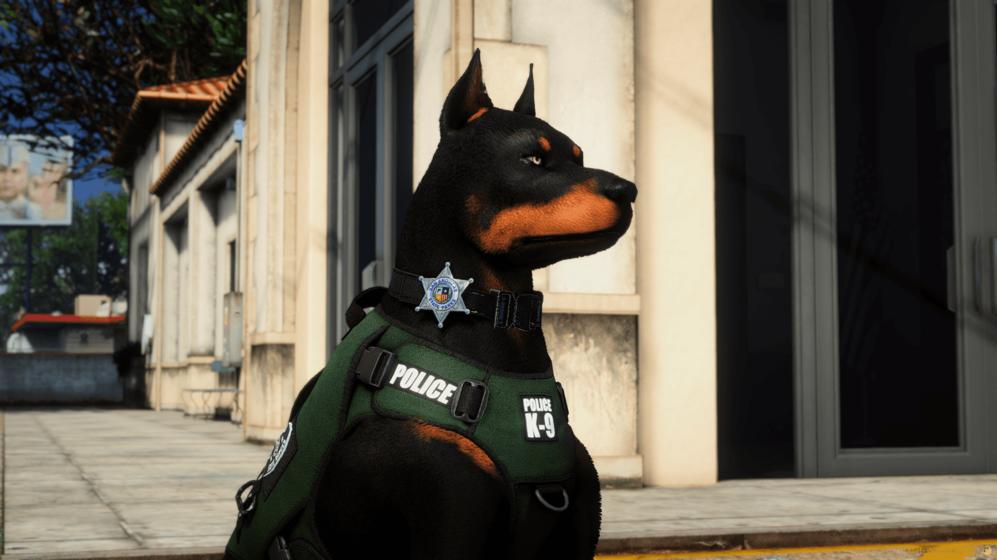 Doberman Police K9
