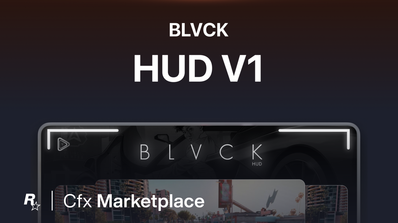 BLVCK HUD V1 - Cfx Marketplace